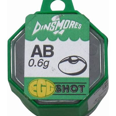 Dinsmore Single Shot Split Shot for Fly Fishing – Sizes BB, 1, 4, 6